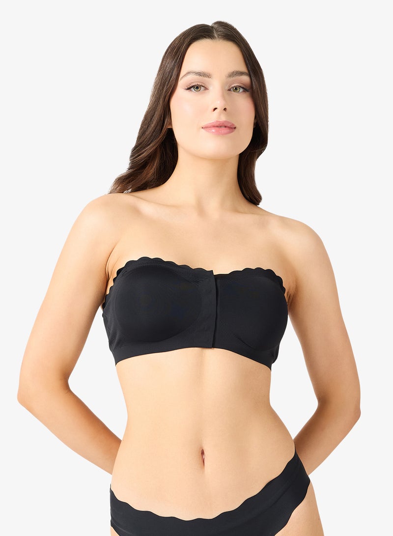 جينجر صدرية مبطنة بدون أسلاك بفتحة أمامية وقصة ليزر قطعتين - Image 5